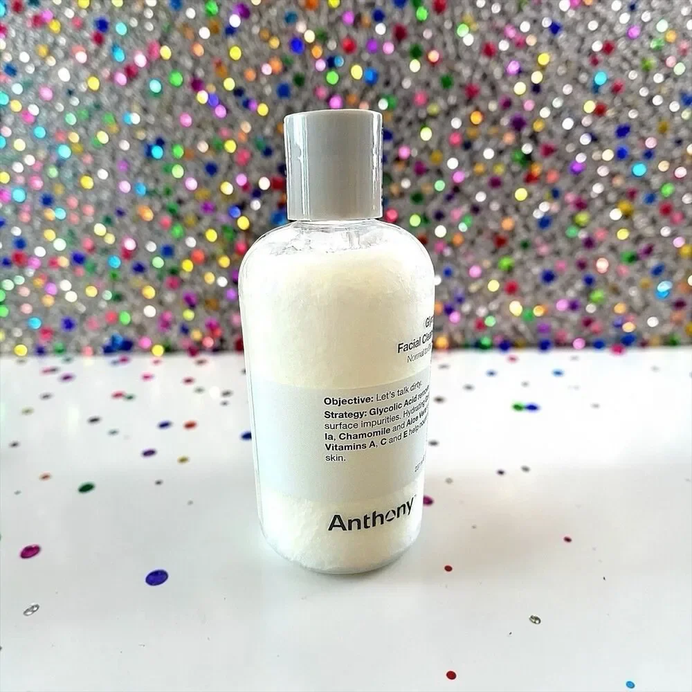 ANTHONY Glycolic Facial Cleanser 8 fl oz Brand New Without Box & Sealed
